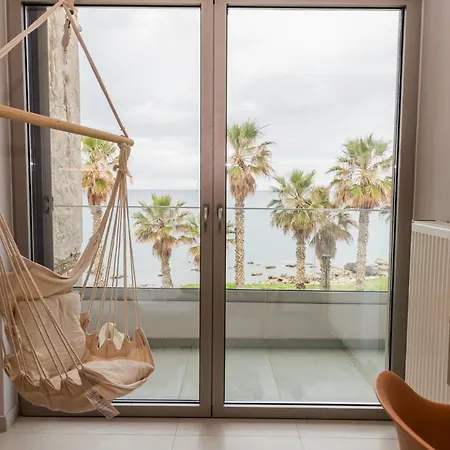 Eftihia Apartments By The Sea 雷斯蒙 Exterior photo